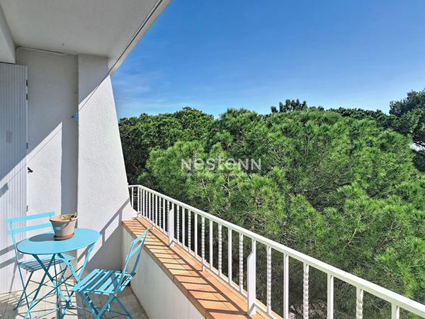 Appartement T2 cabine de 30 m² avec extérieur et entièrement meublé