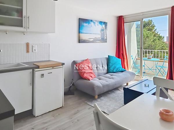 Appartement T2 cabine de 30 m² avec extérieur et entièrement meublé