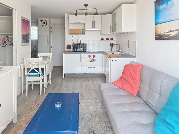 Appartement T2 cabine de 30 m² avec extérieur et entièrement meublé