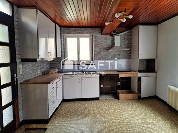 Maison T4 avec beau potentiel