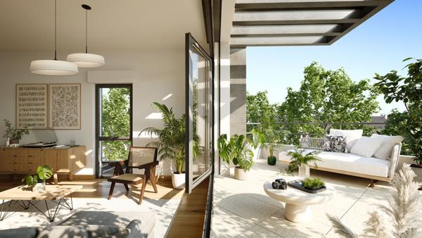 A VENDRE T4 avec Terrasse dernier étage Quartier de la MADELEINE à ANGERS