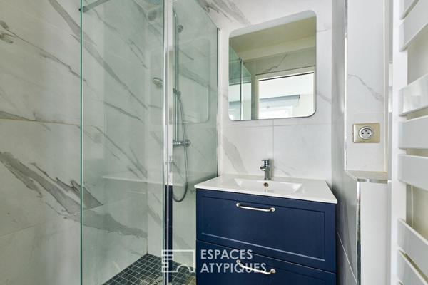 Loft en duplex : volume cathédrale et intimité graphique – Muette Sud