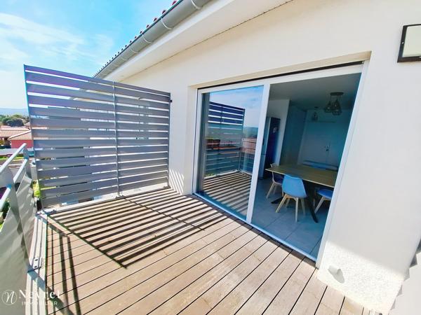 Opportunité à saisir pour investissement locatif, T2 de 41,70 m² avec terrasse, garage et parking