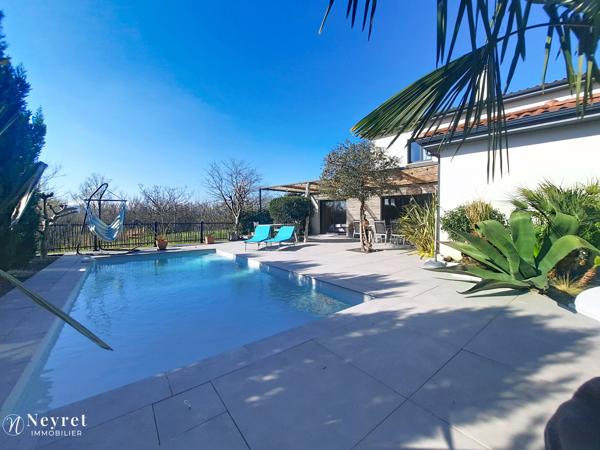 Ternay – Villa contemporaine d’exception avec piscine et jardin paysager