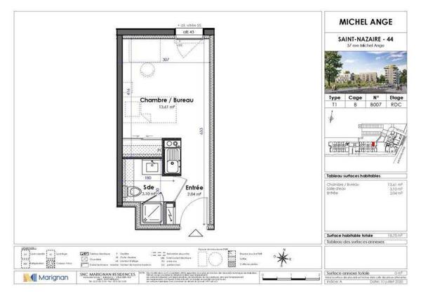 Appartement 1 pièce - 44600 Saint-Nazaire