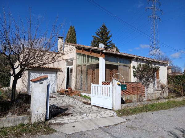 Ste Tulle, villa de 4 pièces avec véranda et garage