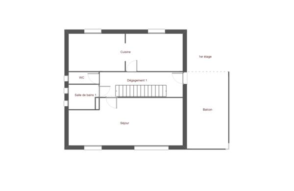 Maison à vendre 4 pièces 84 m² Saint-Laurent-de-Mure