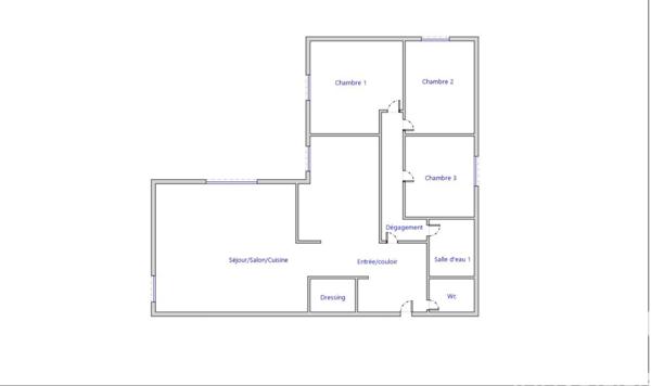 Appartement à vendre 4 pièces 84 m² Évry