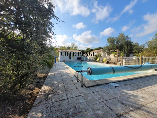 Saint-Sulpice-de-Royan (17200) Saint-Sulpice-De-Royan : maison 5 pièces - piscine + studio avec terrain arboré - PRIX DE VENTE HAI 420 000€