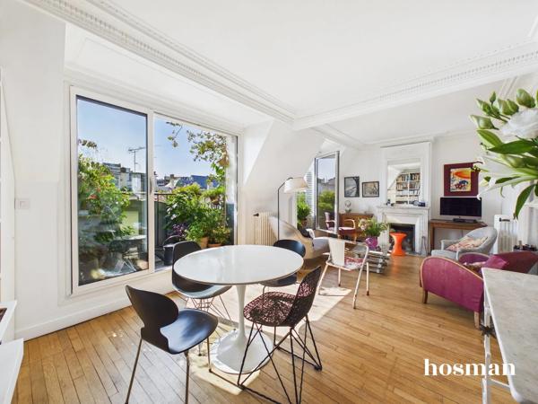 Coup de coeur - Traversant 4 pièces de 104 m² (au sol) avec balcons - Dernier étage, Rue De Billancourt, Boulogne-Billancourt