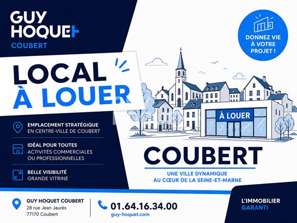 Local commercial Coubert 70 m²