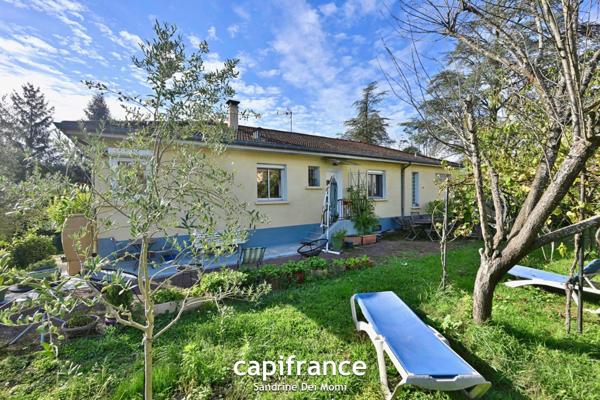 Proche Bourg de Tassin - Maison P7 de 155m² habitables (230m² au sol) 5 chambres - parcelle de 1 560m²