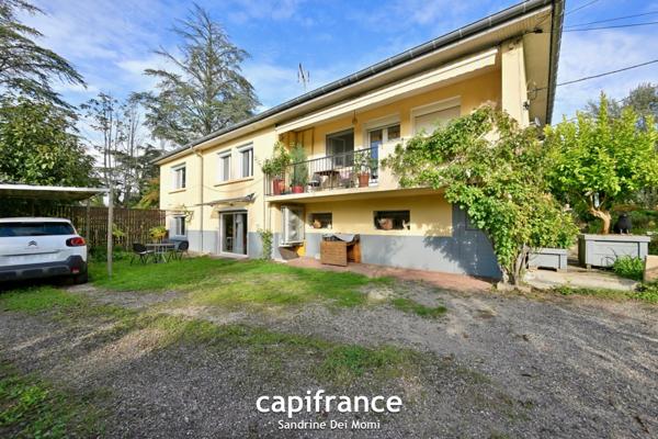 Proche Bourg de Tassin - Maison P7 de 155m² habitables (230m² au sol) 5 chambres - parcelle de 1 560m²