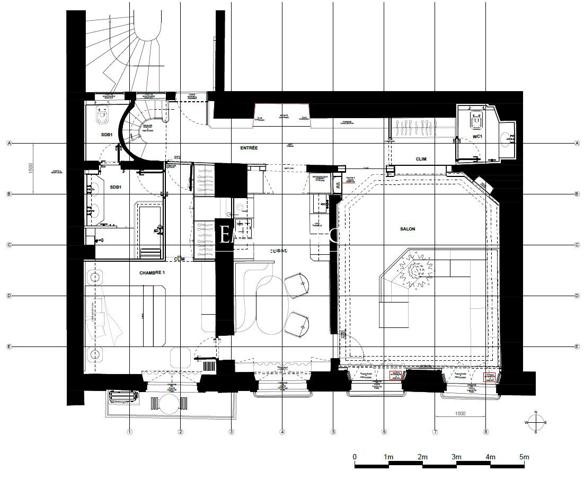 A vendre - appartement d'exception - 5 pièces - 141 m²  - sur jardin - Paris 75007 - Varenne