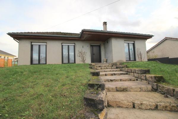 Bouzonville (57320) Plain-pied 5 pièces 95 m² sur sous-sol complet et jardin