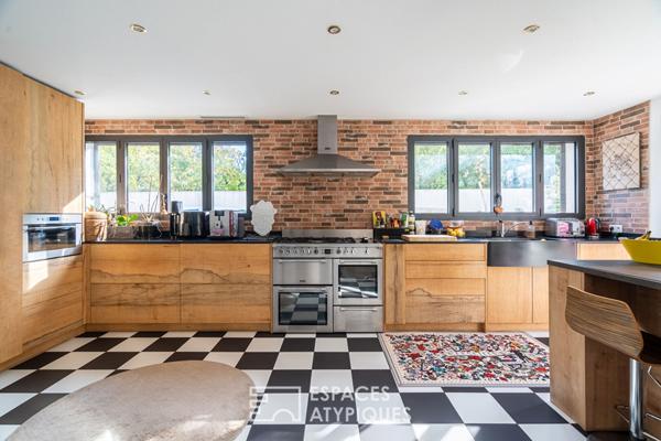 Maison contemporaine avec piscine