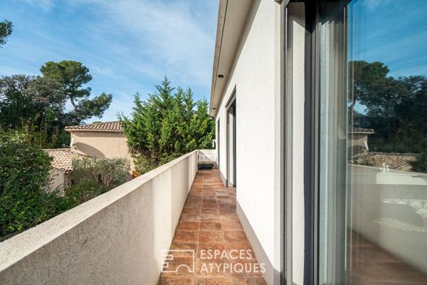 Maison contemporaine avec piscine