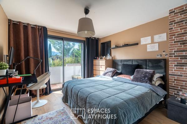 Maison contemporaine avec piscine