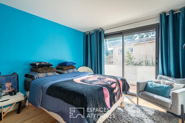 Maison contemporaine avec piscine