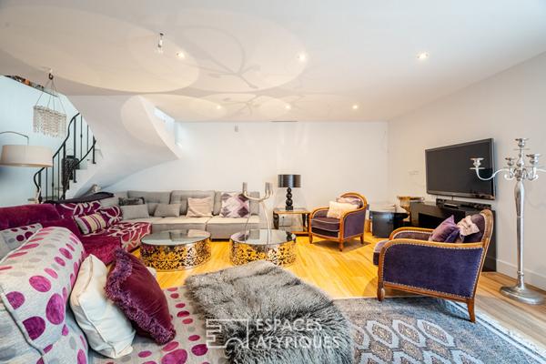 Maison contemporaine avec piscine