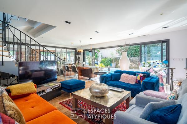 Maison contemporaine avec piscine