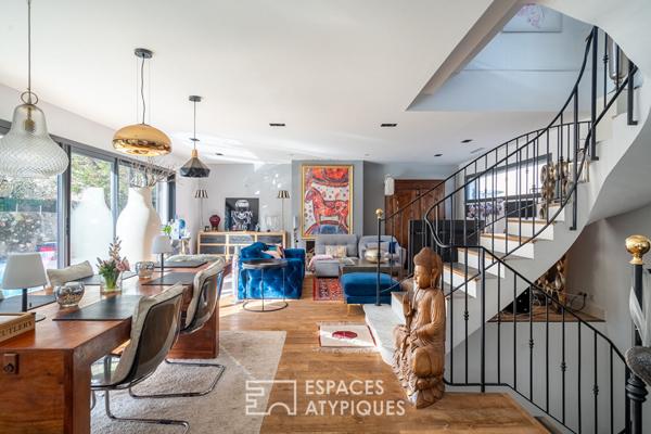 Maison contemporaine avec piscine