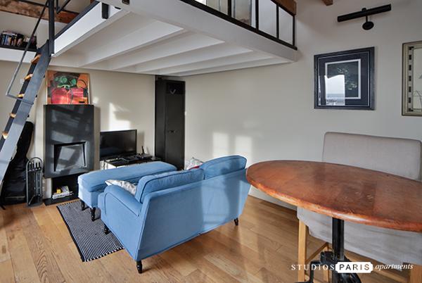 Studio avec mezzanine, Sacre Coeur