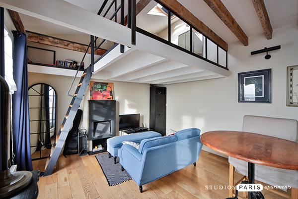 Studio avec mezzanine, Sacre Coeur