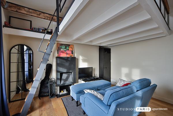 Studio avec mezzanine, Sacre Coeur