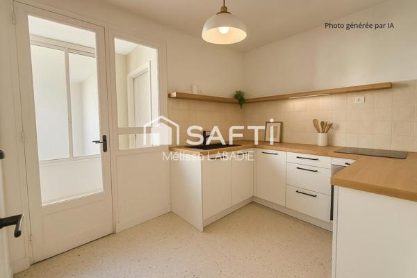 T4 de 67m² quartier Aguillon  balcon + loggia + cave