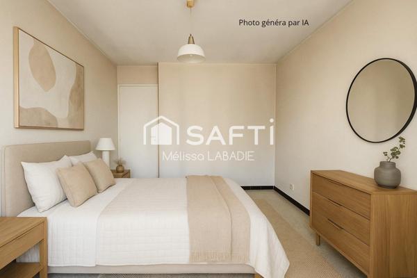 T4 de 67m² quartier Aguillon  balcon + loggia + cave