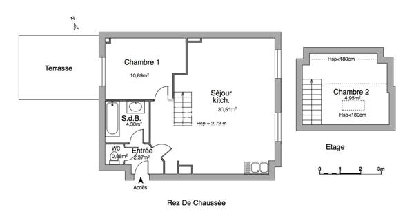 Location Appartement 2 pièces 56.9 m² - Villeurbanne 69100