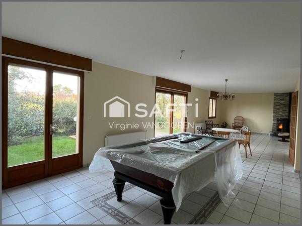 Maison de plain-pied 127 m² + grenier aménageable 100 m²