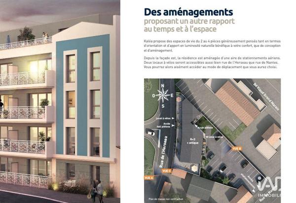 Appartement à vendre 2 pièces 43 m² Challans