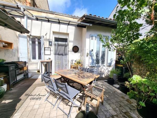 Échoppe 56m2 avec jardin et garage 135m2