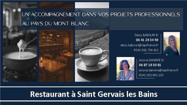 Fonds de commerce restaurant à Saint Gervais les bains