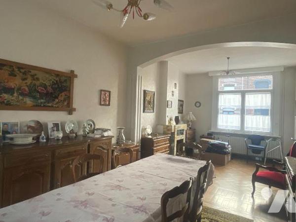 A VENDRE DANS LE NORD - A HOUPLINES (59) - MAISON INDIVIDUELLE avec GRAND JARDIN, ABRI DE JARDI...