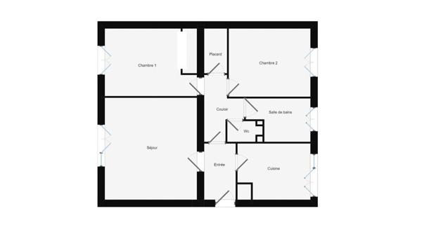 Appartement à vendre 3 pièces 58 m² Angers