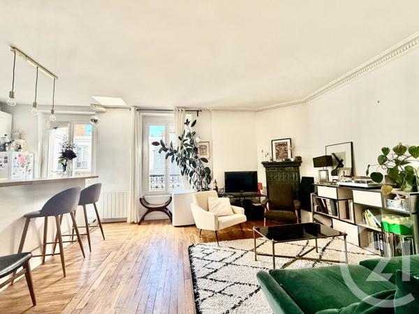 Appartement F3 à vendre  3 pièces - 45,49 m 2   PARIS  - 75011