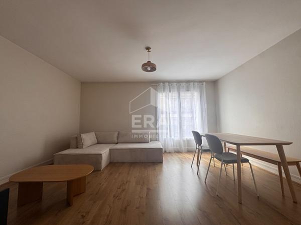 Appartement T3 idéalement situé, lumineux, calme et fonctionnel avec chauffage compris
