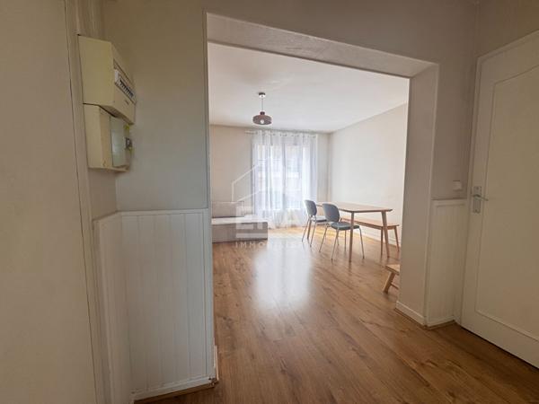 Appartement T3 idéalement situé, lumineux, calme et fonctionnel avec chauffage compris