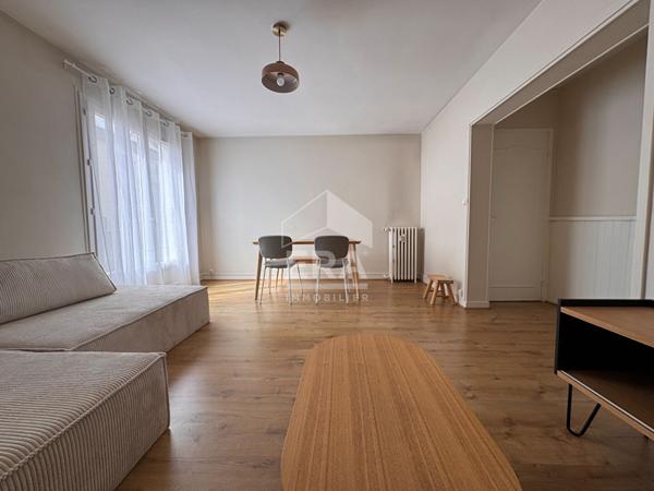 Appartement T3 idéalement situé, lumineux, calme et fonctionnel avec chauffage compris