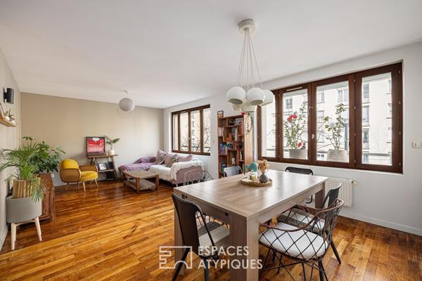 Appartement traversant à la rénovation design