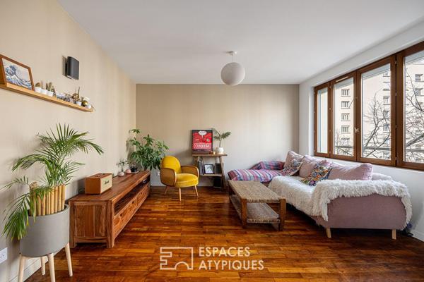 Appartement traversant à la rénovation design