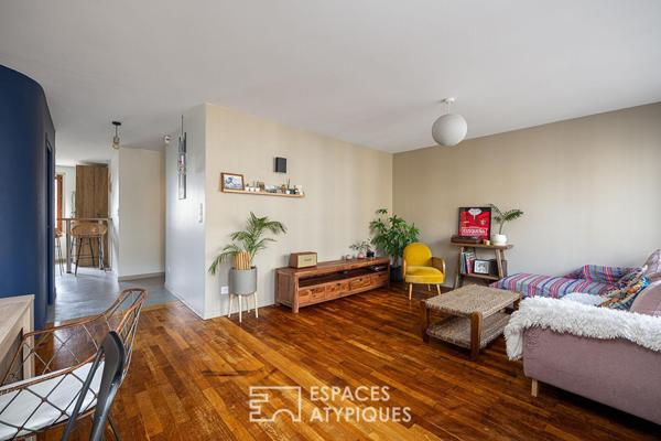 Appartement traversant à la rénovation design