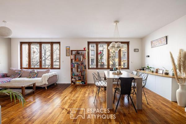 Appartement traversant à la rénovation design