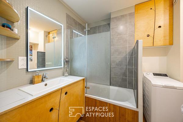 Appartement traversant à la rénovation design