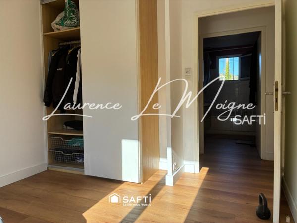 Maison de plain pied, dans un environnement calme proche du centre