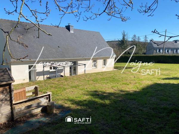Maison de plain pied, dans un environnement calme proche du centre
