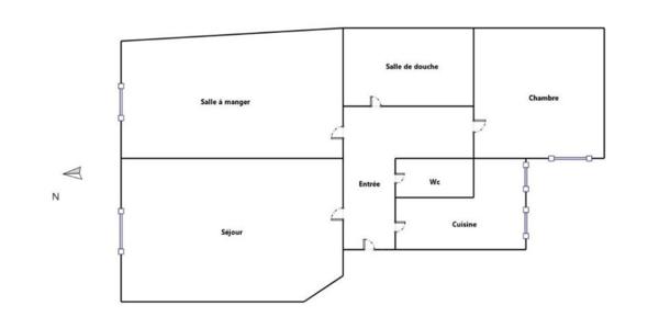 CHARMANT F3 55,06 m² 3 pièces